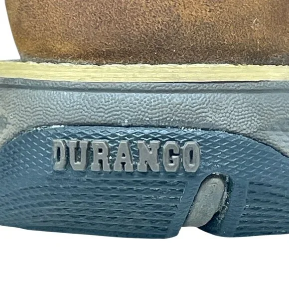 Durango Lady Rebel 6M Square Toe Western Leather Boot Brown Rusty Red DRD0349 - Picture 14 of 16